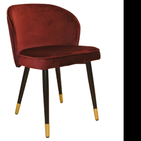 Contract chair model 12042 vintage red