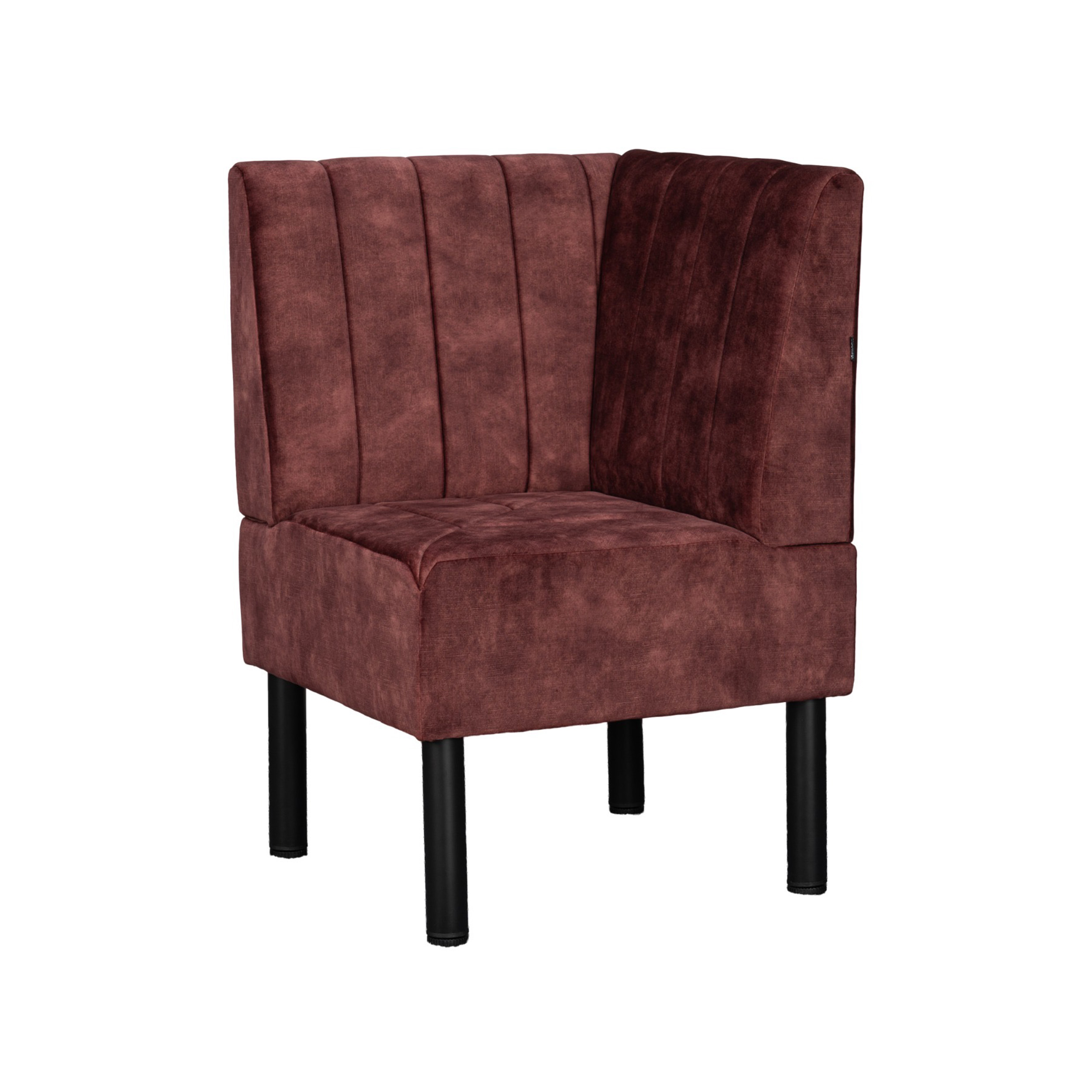 Gastronomie-Bank 20245-ADORE WINE RED – 60 x 60 cm, Eckausführung – Bild 2