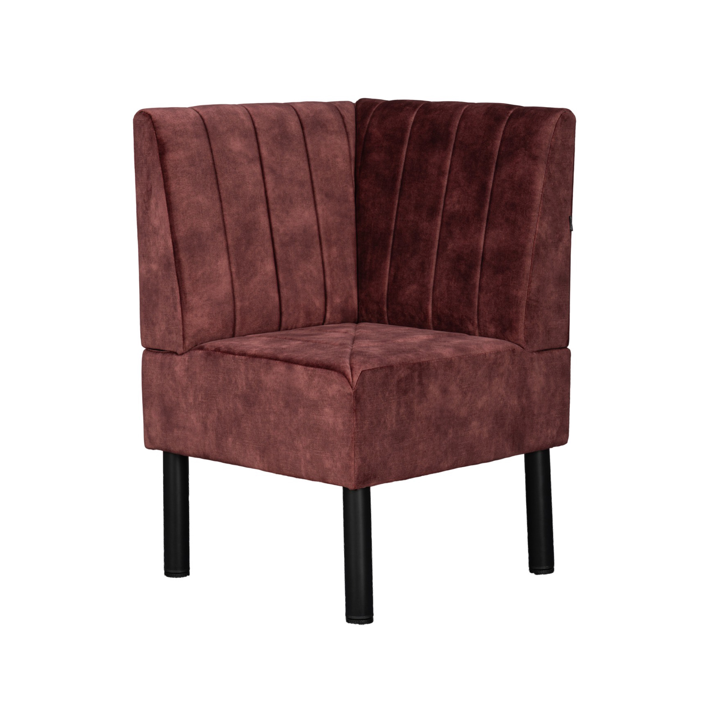 Hospitality Bench 20245 – Adore WINE RED - 60x60 cm CORNER - Image 2