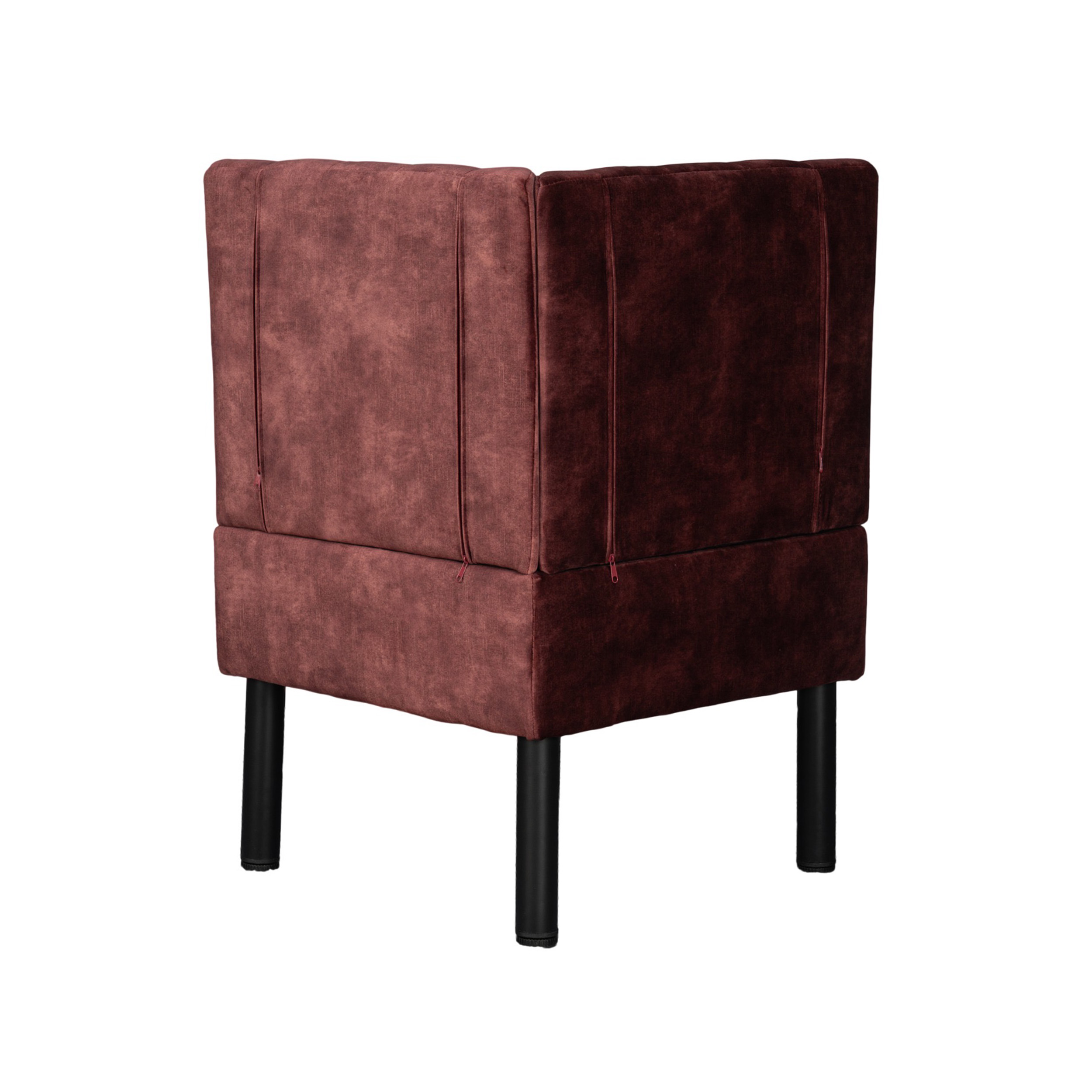 Hospitality Bench 20245 – Adore WINE RED - 60x60 cm CORNER - Image 3